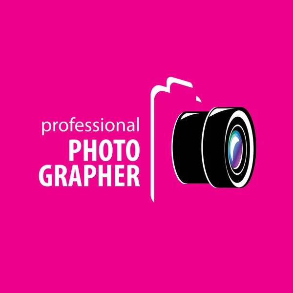 Logo kamera fotoğrafçı — Stok Vektör