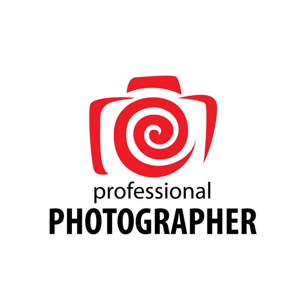 Logo kamera fotografen — Stock vektor