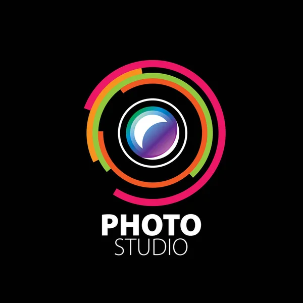 Logo for photo studio — Stock Vector