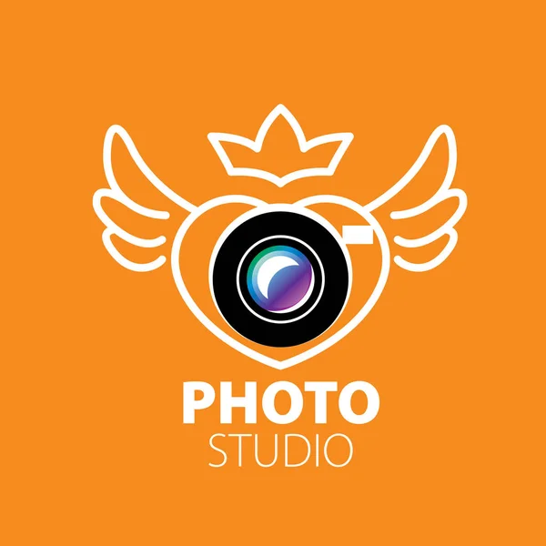 Logo for photo studio — Stock Vector