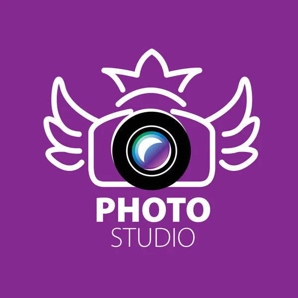 Logo per studio fotografico — Vettoriale Stock