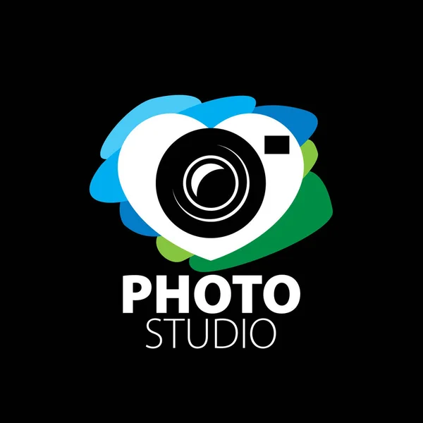 Logo for photo studio — Stock Vector