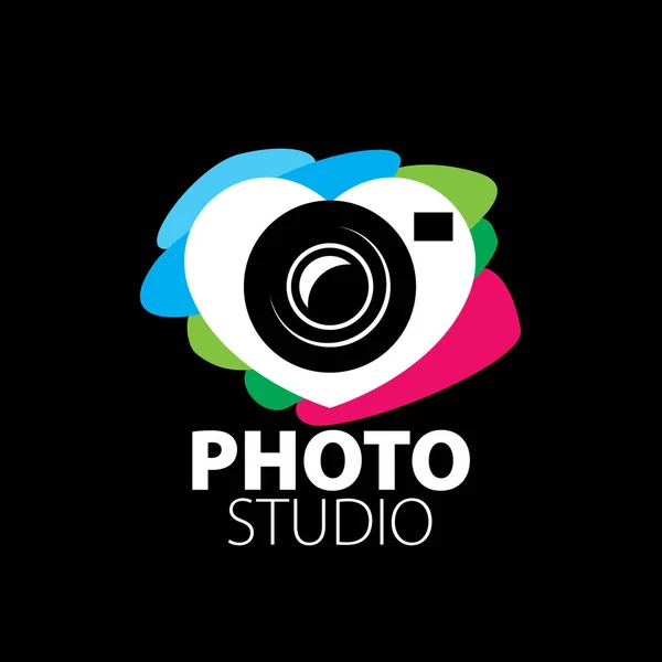 Logotipo para estúdio de fotografia — Vetor de Stock