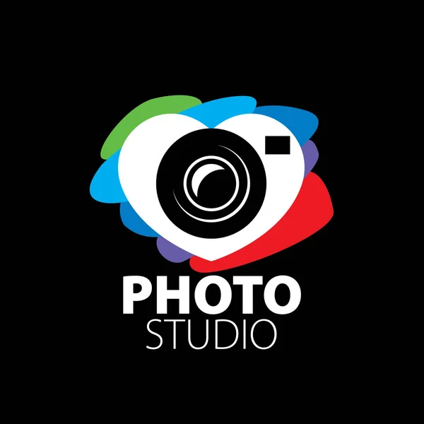 Logotipo para estúdio de fotografia — Vetor de Stock