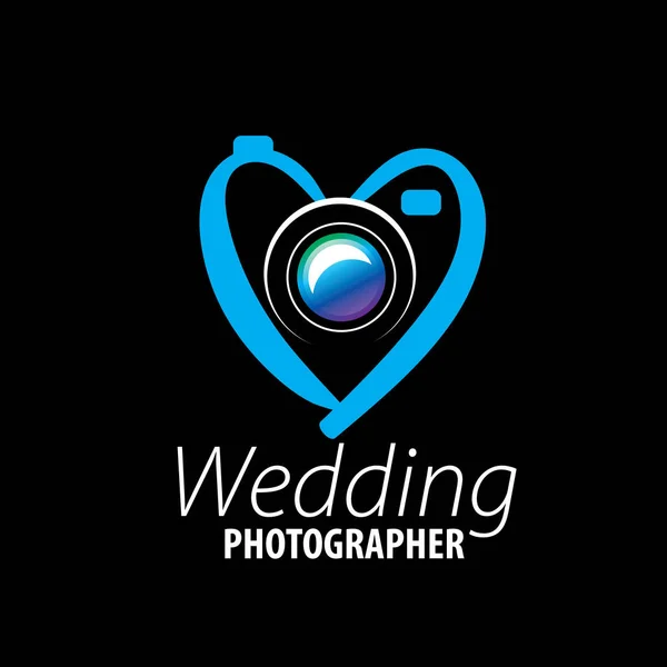 Logo photographe de mariage — Image vectorielle