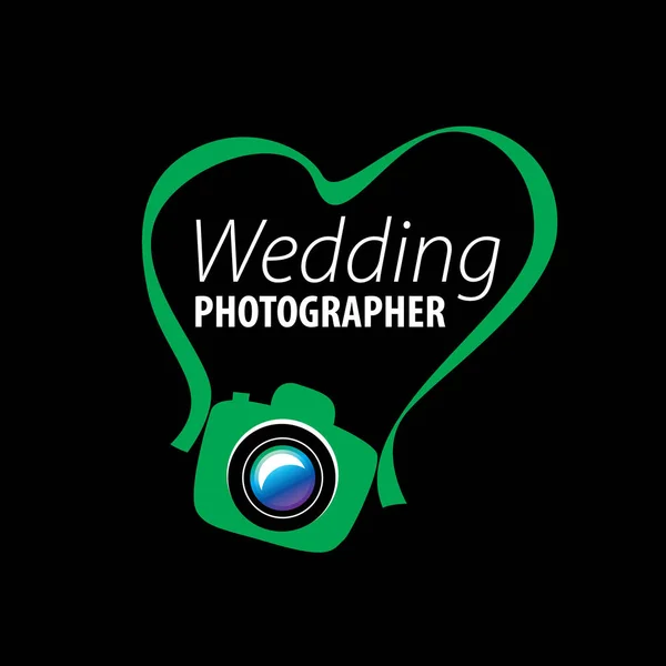 Logo photographe de mariage — Image vectorielle