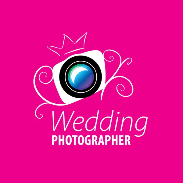Logo Hochzeitsfotograf — Stockvektor