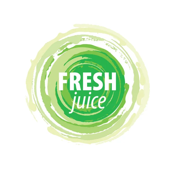 Juice splash vector tecken — Stock vektor