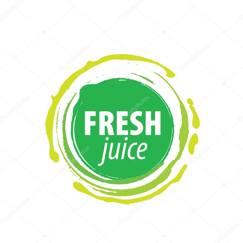 Juice splash vector sign. Vector illustration of icon