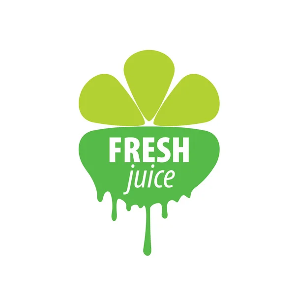 Juice splash vector tecken — Stock vektor