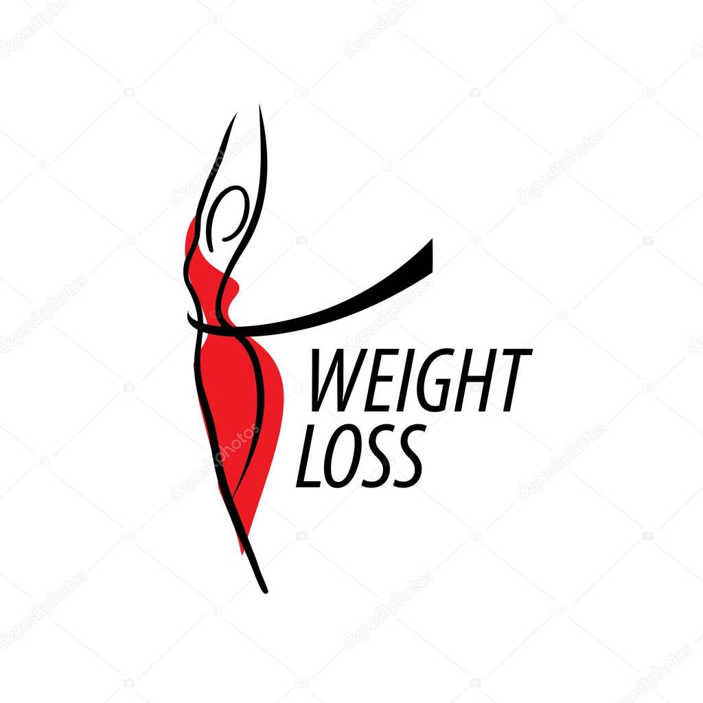 Logo design pattern diet. Vector illustration of icon