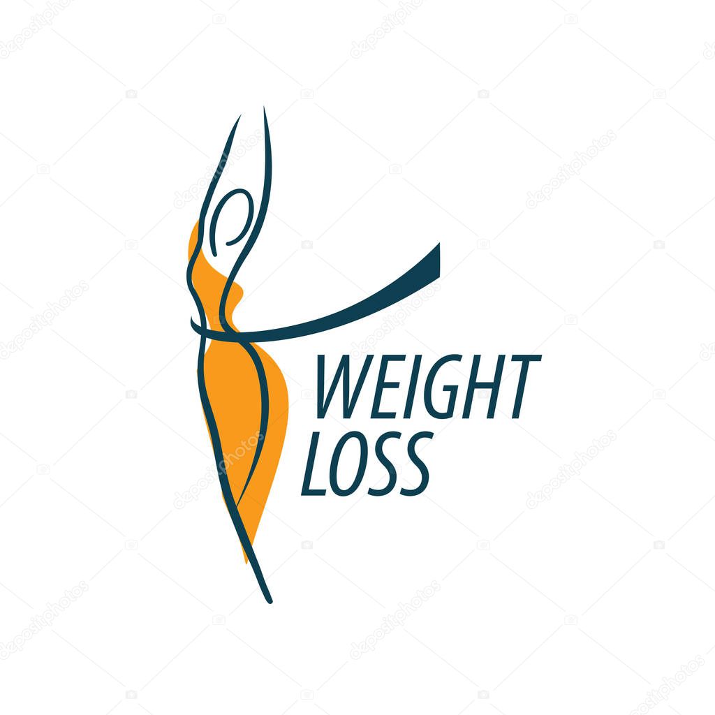 Logo design pattern diet. Vector illustration of icon