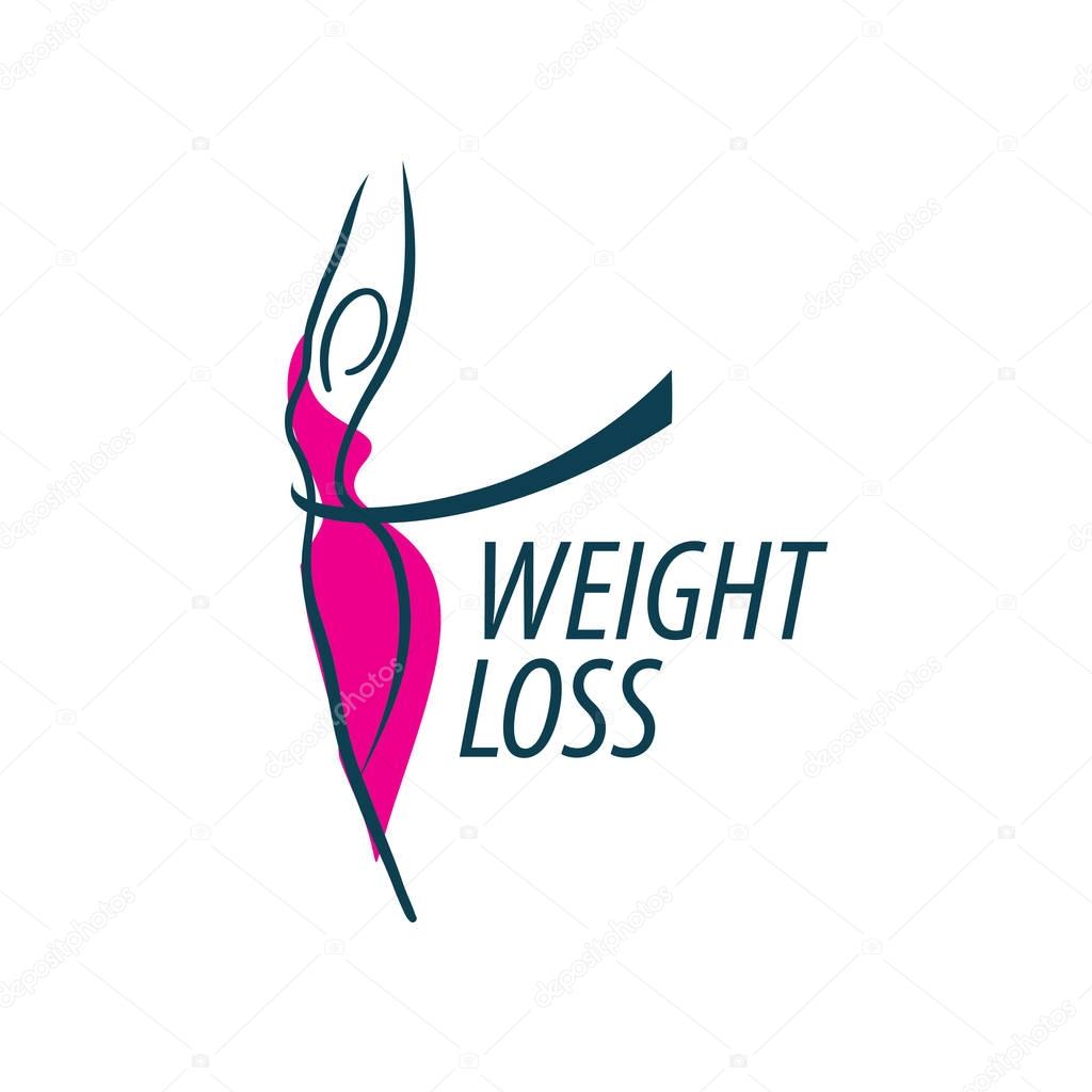 Logo design pattern diet. Vector illustration of icon