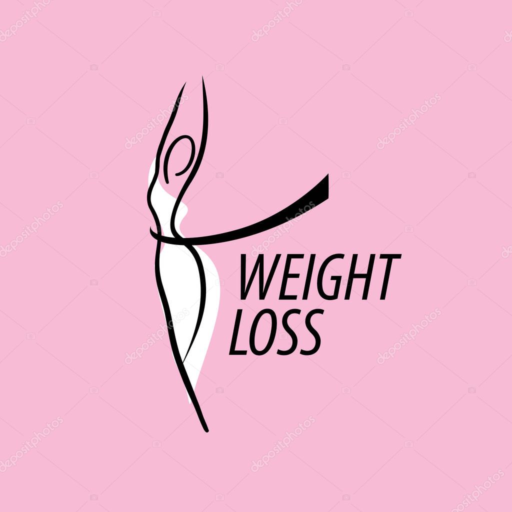 Logo design pattern diet. Vector illustration of icon
