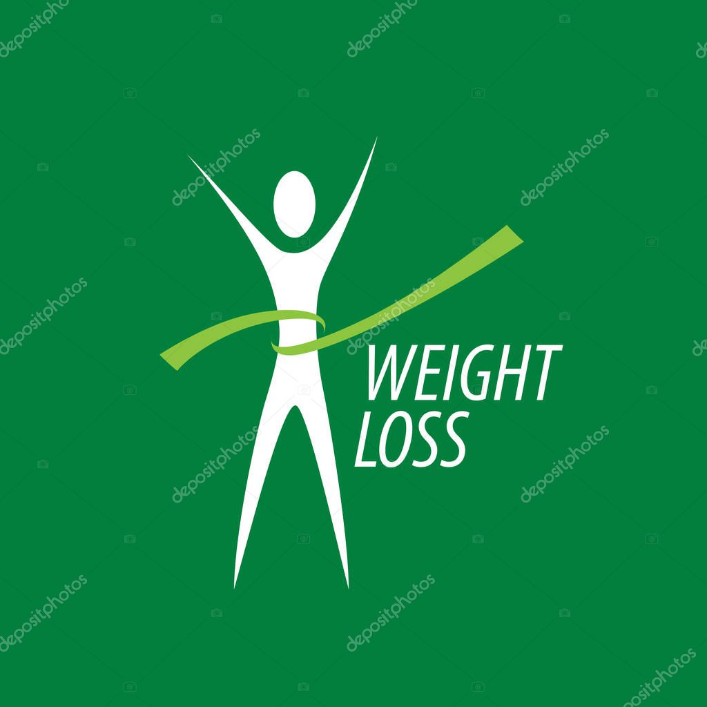 Logo design pattern diet. Vector illustration of icon