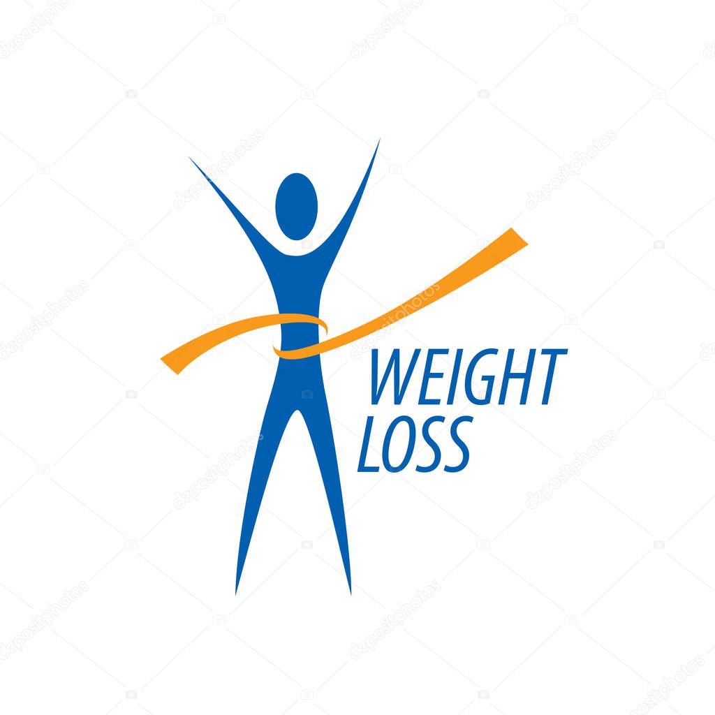 Logo design pattern diet. Vector illustration of icon