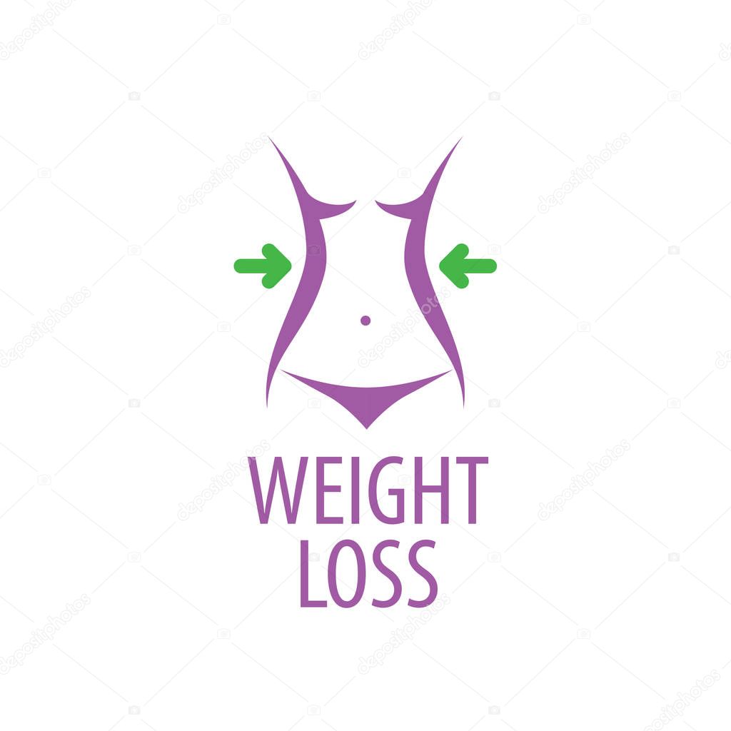 Logo design pattern diet. Vector illustration of icon