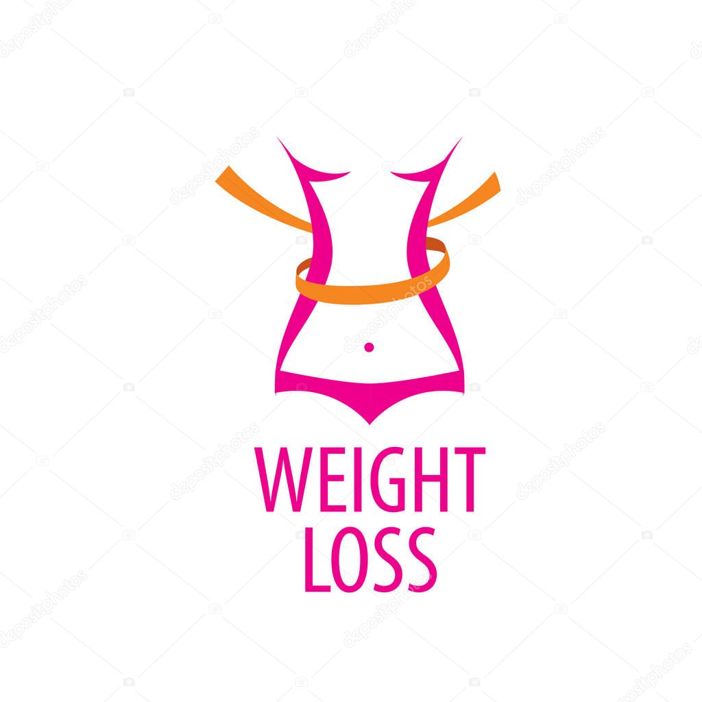 Logo design pattern diet. Vector illustration of icon