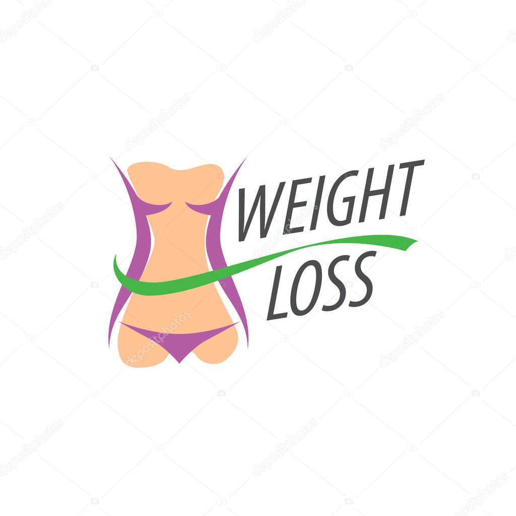 Logo design pattern diet. Vector illustration of icon