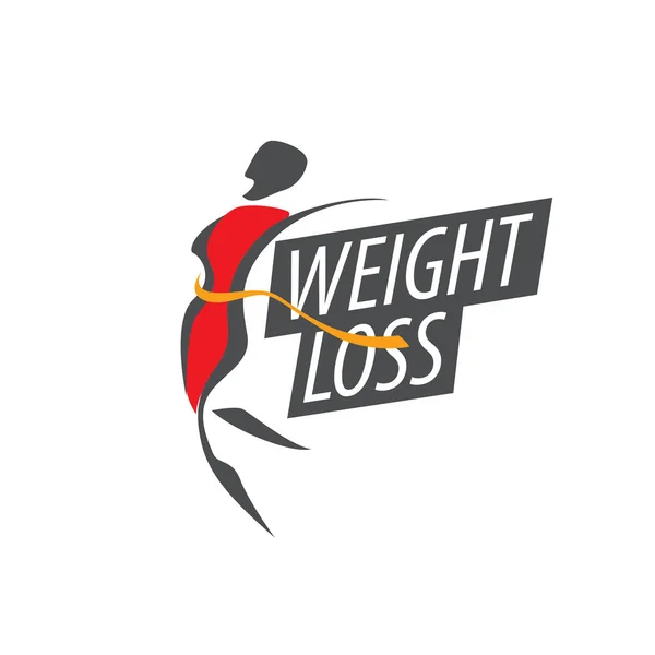 Weight loss logo — Stock Vector