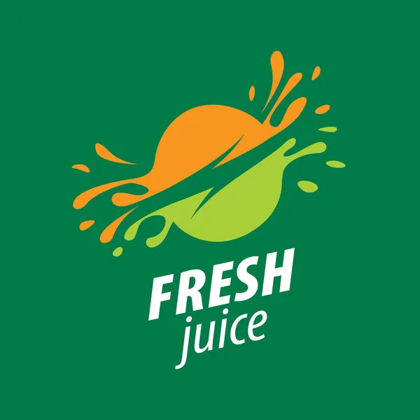 Juice splash vector tecken — Stock vektor