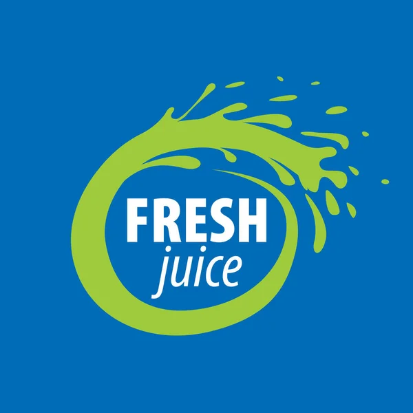 Juice splash vector tecken — Stock vektor