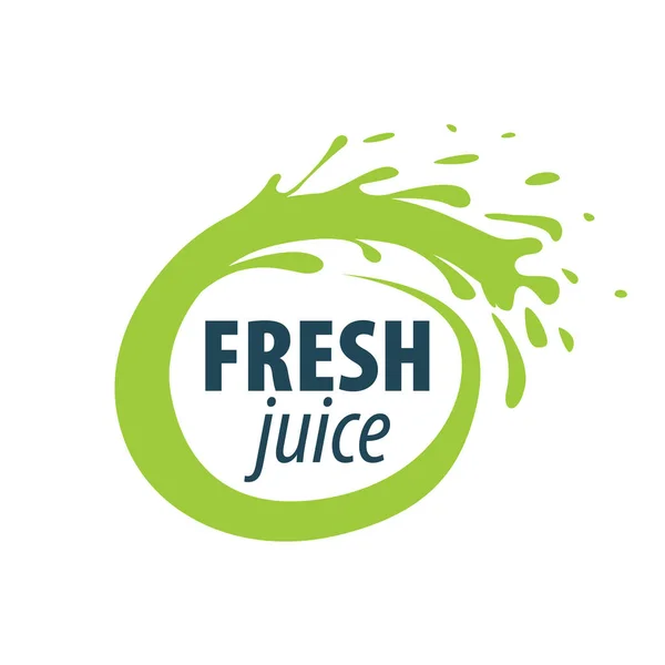 Juice splash vector tecken — Stock vektor