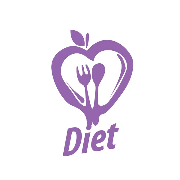 Logo vettoriale per dieta — Vettoriale Stock