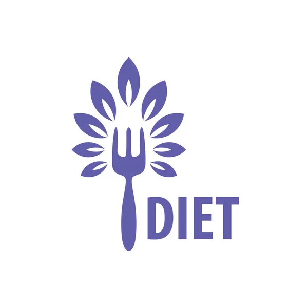 Logo vettoriale per dieta — Vettoriale Stock