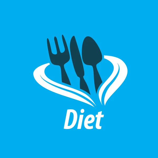 Векторный логотип для диеты — стоковый вектор