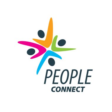 vektör logosu insanlar