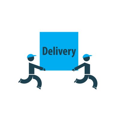 Teslimat vektör logosu