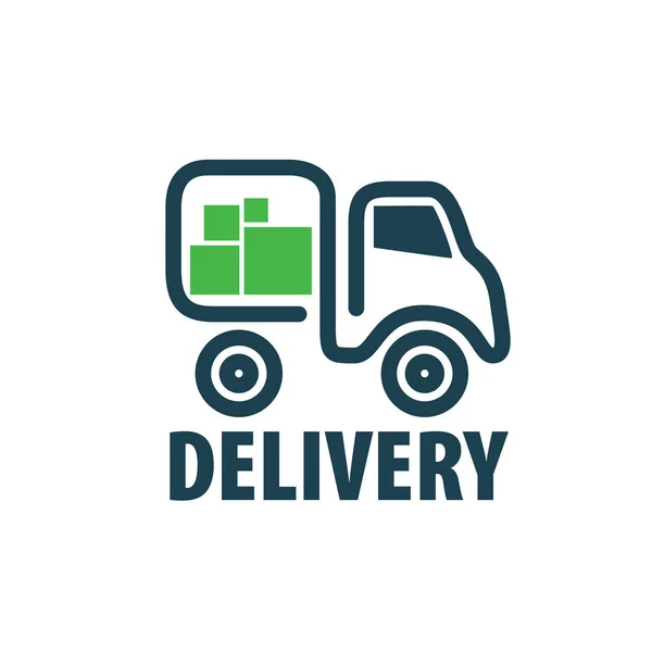 Vektor logotypen lastbilstransporter — Stock vektor