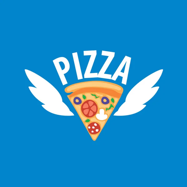 Logo pizza vector — Vector de stock