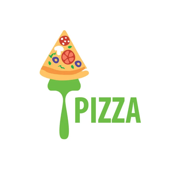 Logo vettore pizza — Vettoriale Stock
