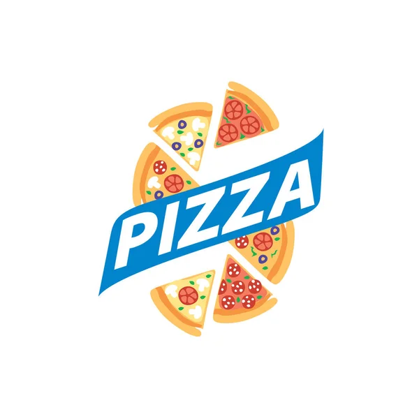 Logotipo do vetor pizza —  Vetores de Stock