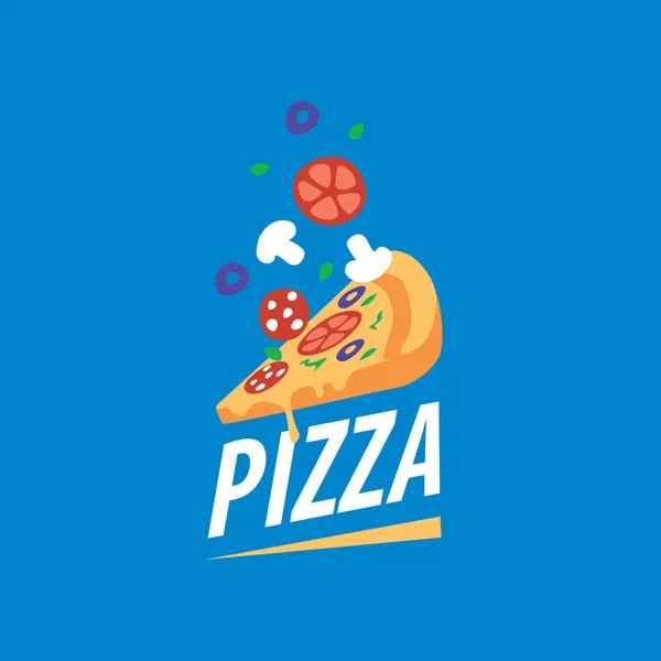 Pizza vector logo — Stock Vector