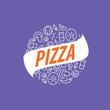 Pizza vektör logosu