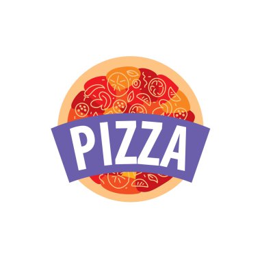 Pizza vektör logosu