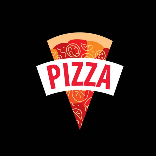 Logotipo do vetor pizza —  Vetores de Stock