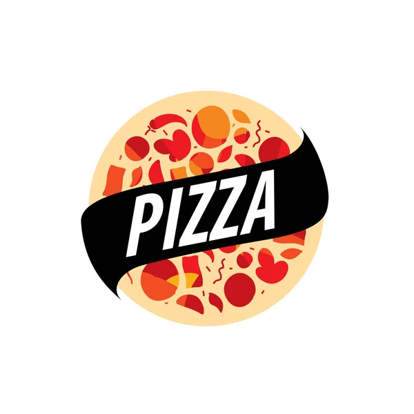 Pizza vektor logotyp — Stock vektor