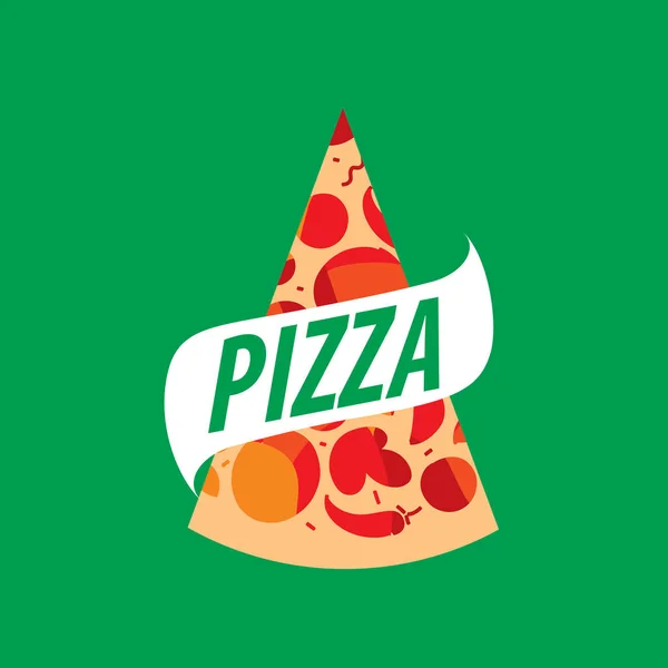 Logo pizza vector — Vector de stock