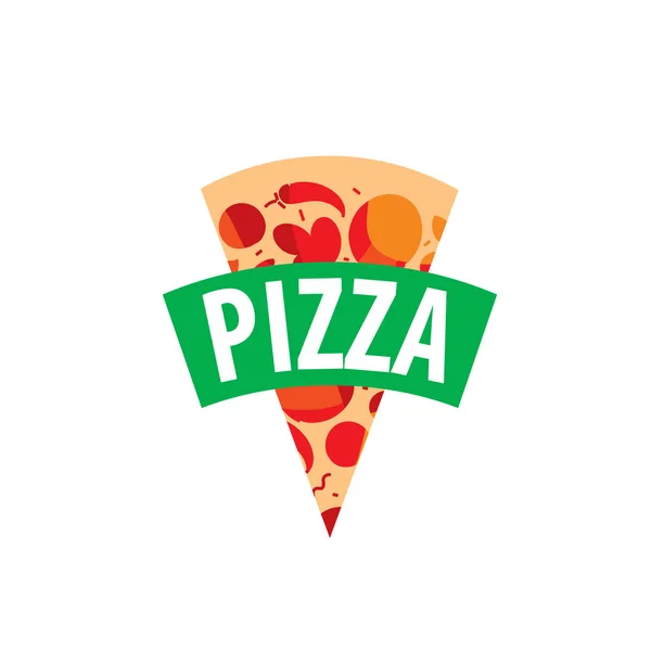 Pizza vektor logotyp — Stock vektor