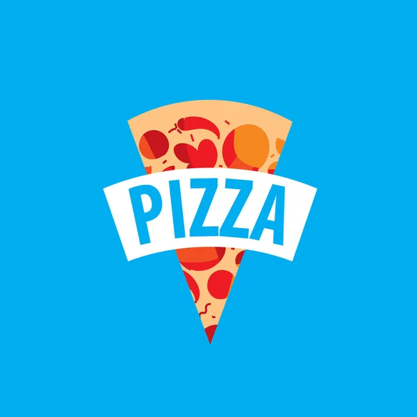 Logotipo do vetor pizza —  Vetores de Stock