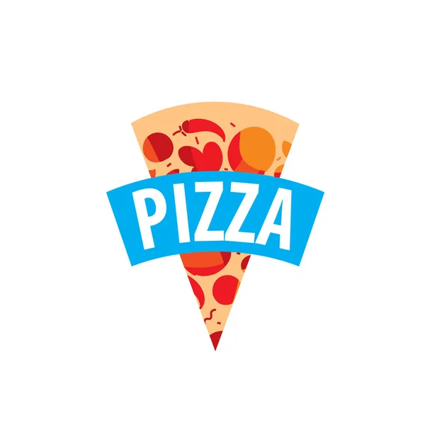 Logotipo do vetor pizza — Vetor de Stock