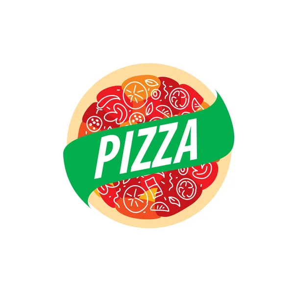 Logotipo do vetor pizza — Vetor de Stock