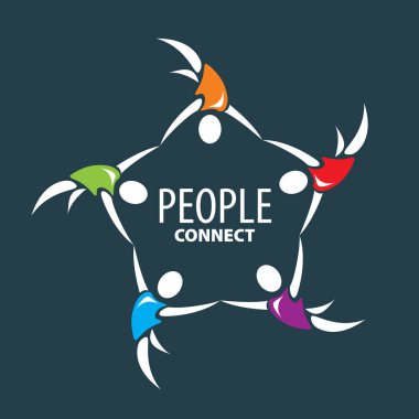 vektör logosu insanlar