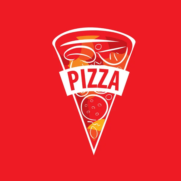 Pizza vector logo — Stock Vector