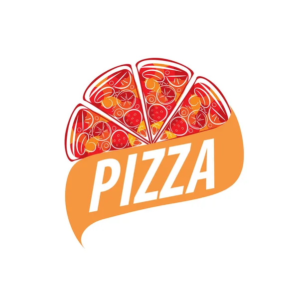 Logotipo do vetor pizza — Vetor de Stock