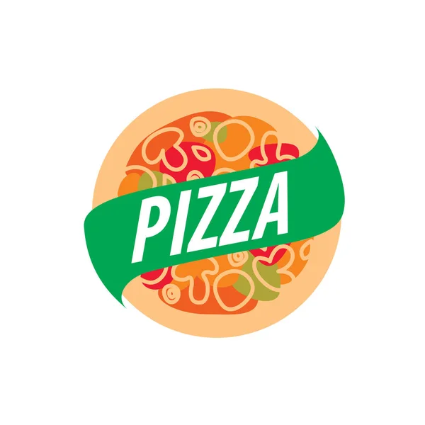 Logo vecteur de pizza — Image vectorielle